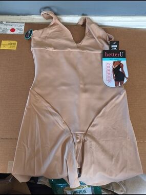 Gold Toe Nude Shaping Slip Dress - Light Beige